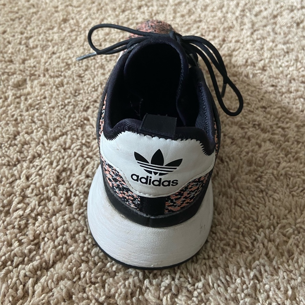 Light orange and black adidas tennis shoes. (only worn once) - Picture 6 of 8